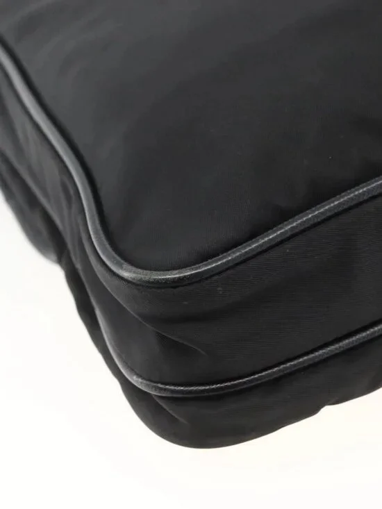 PRADA Shoulder Bag Nylon Black Silver Auth bs32792 - Picture 5 of 16